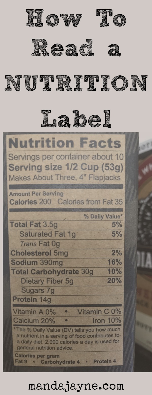 How to Read a Nutrition Label