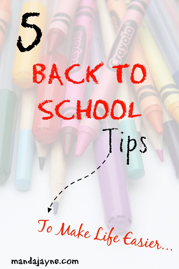 Five Tips to Prepare for Back to School