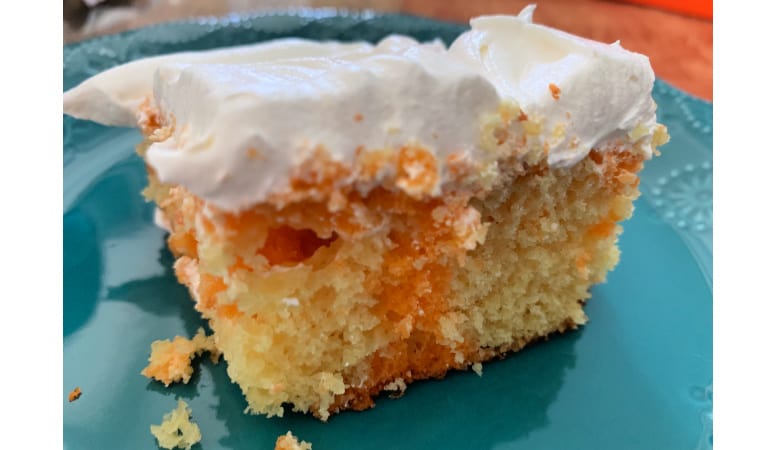 Orange Jello Poke Cake Recipe